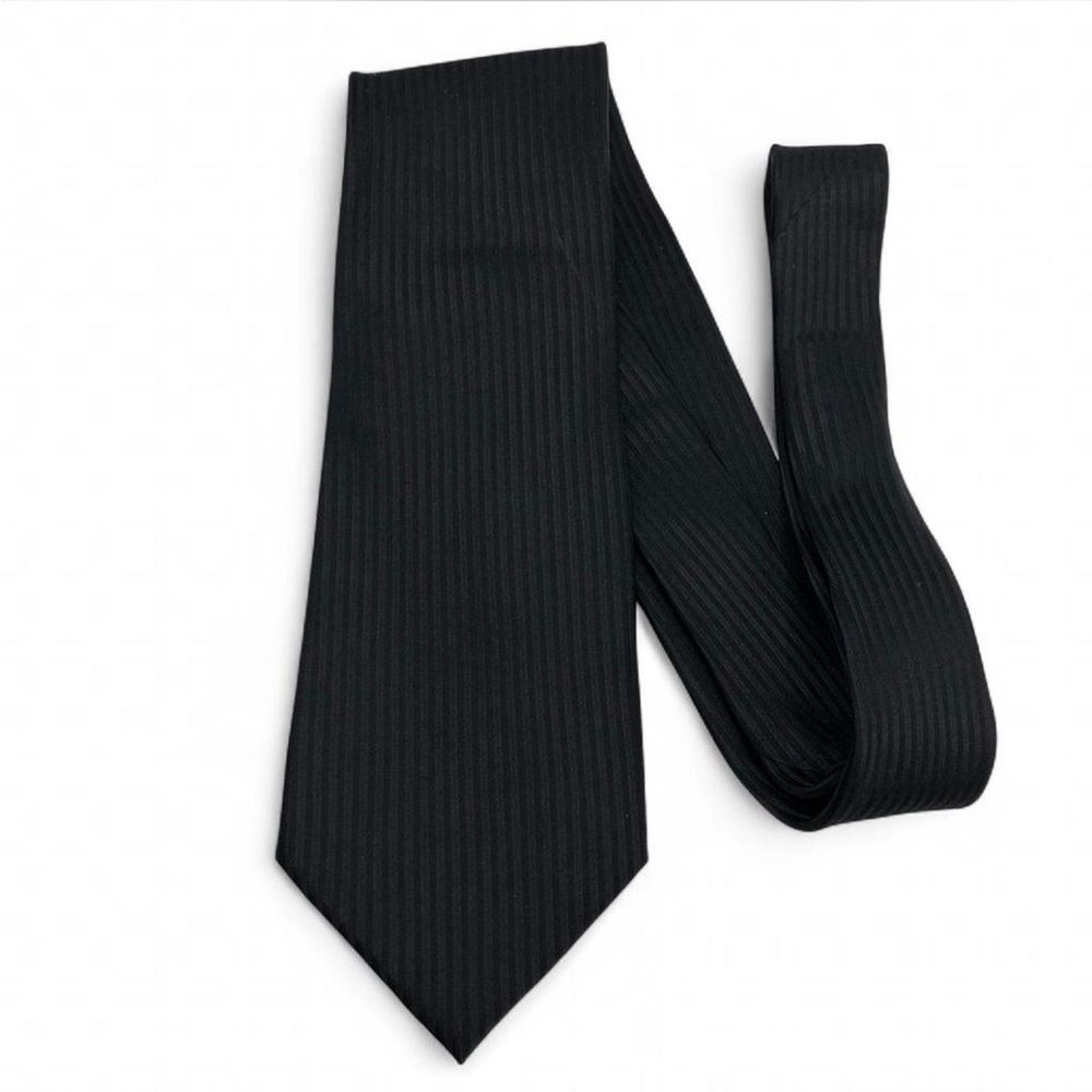 Hermosa NY Black Stripe Tie silk